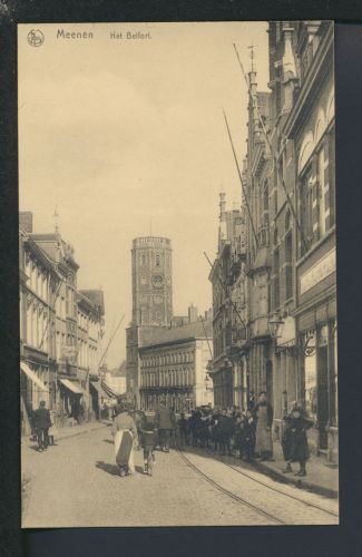 Ansichtskarte Belgien Meenen Menin Het Belfort