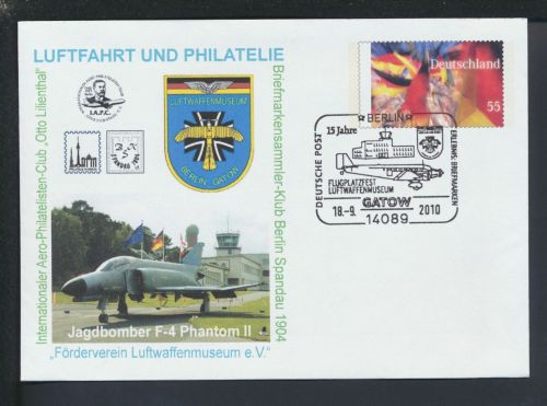 Bund Berlin Flugzeug Ganzsache SST15 Jahre Flugplatzfest Luftwaffenmuseum Gatow