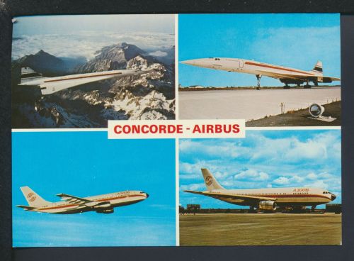 Ansichtskarte Flugzeug Concorde Airbus Toulouse Frankreich
