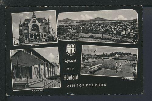 Ansichtskarte Hünfeld LK Fulda Hessen Dem Tor der Rhön Oberaudorf Bayern