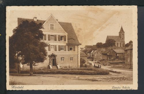 Ansichtskarte Hünfeld LK Fulda Hessen Landw. Schule Bonn NRW