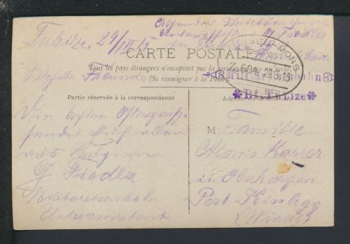 Ansichtskarte Tubize Belgien Bahnpost Kassel Mons Kissleg Baden-Württemberg auf
