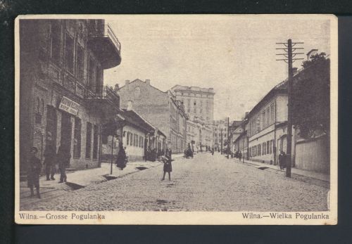 Ansichtskarte Wilna Vilnius Litauen Grosse Pogulanka