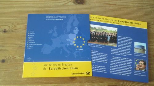 Münzen Europa Die 10 neuen Staaten Europäische Union 2004 Staaten Deutsche Post