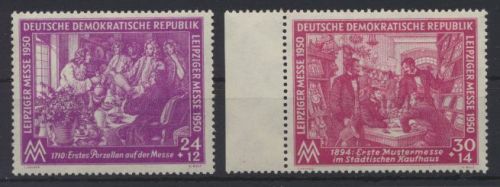 DDR 248-249 Leipziger Messe Luxus postfrisch MNH Kat.-Wert 22,00