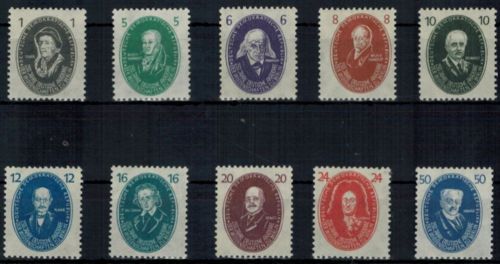 DDR 261-270 Akademie Wissenschaften Luxus postfrisch MNH Kat.-Wert 150,00