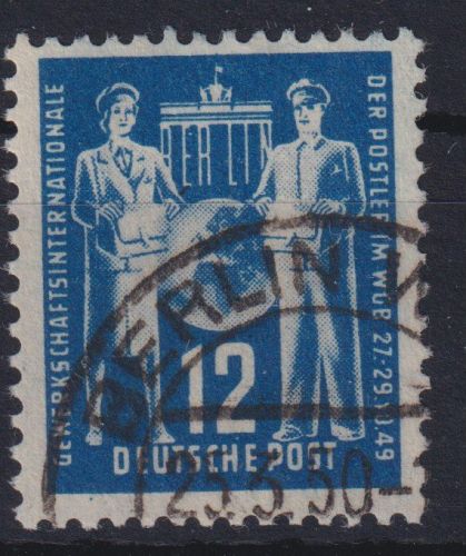 DDR 243 Gewerkschaft sauber gestempelt Kat.-Wert 25,00