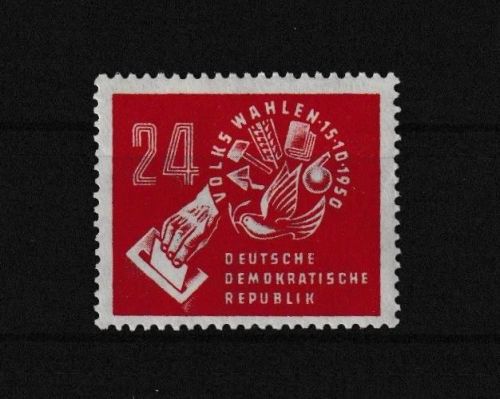 Briefmarke DDR 275 Volkswahlen Politik Luxus postfrisch MNH Kat.-Wert 18,00
