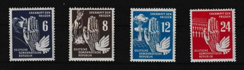 DDR 276-279 Frieden Luxus postfrisch MNH Kat.-Wert 22,00