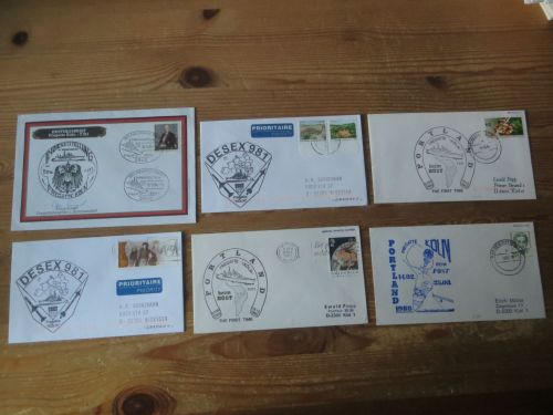 Schiffspost gute Sammlung von ca. 196 Briefen Deutschland + Alle Welt ein sehr