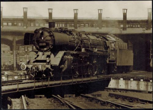 Ansichtskarte Eisenbahn Schnellzuglokomotive 03 225 Hamburg-Altona 1960
