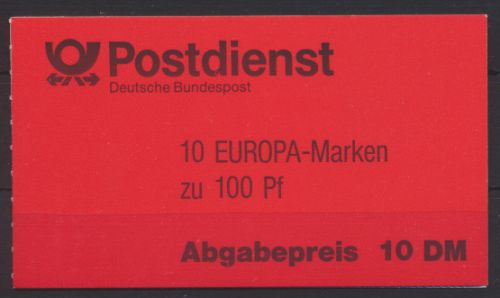 Bund MH 30 oZ Europa Markenheftchen Luxus tadellos postfrisch MNH Kat.-Wert 19,-