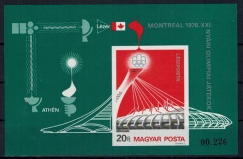 Ungarn Olympia Sport Block 119 B unhgezähnt Olympische Sommerspiele Montreal