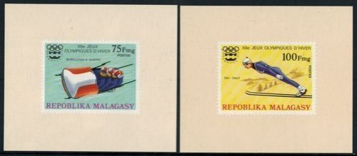Afrika Madagaskar 767-772 Olympia Sport Montreal Sonderblocksatz ungezähnt Miche