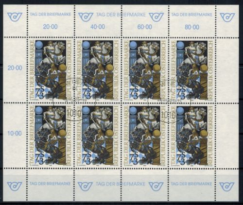 Österreich Kleinbogen Tag der Briefmarke 2097 Philatelie Ersttagsstempel 1993