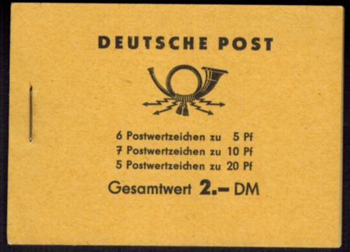 DDR Markenheftchen 3b2 Fünfjahresplan 1961 tadellos postfrisch