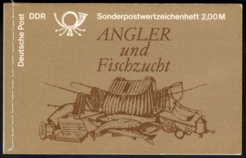DDR Markenheftchen 9 v 1 Süßwasserfische 1988 tadellos postfrisch