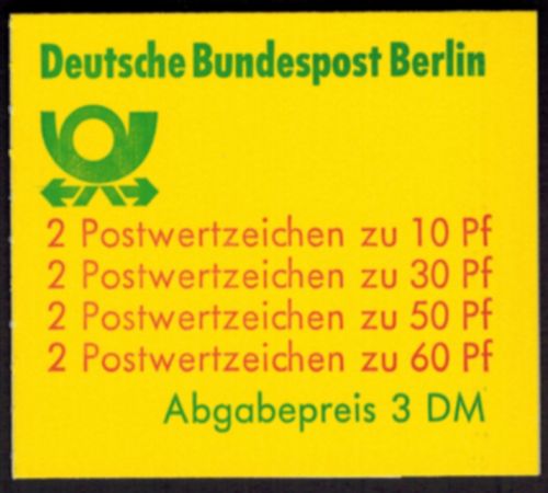 Berlin Markenheftchen 12 ca I oZ Burgen und Schlösser 1980 tadellos postfrisch