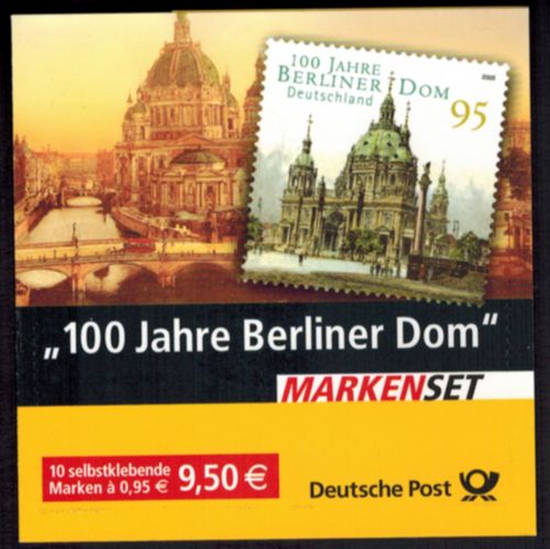Bundesrepublik Markenheftchen 57 Berliner Dom 2005 Ersttagsstempel BERLIN