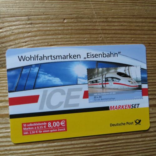 Bundesrepublik Markenheftchen 64 Wohlfahrt Eisenbahn ICE 2006 Ersttagsstempel
