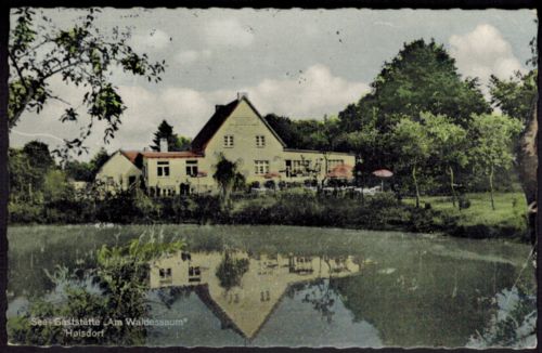 Ansichtskarte Hoisdorf Gaststätte Am Waldessaum Schleswig Holstein