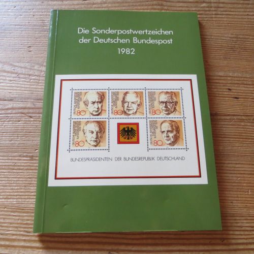 Bund Bundesrepublik Berlin Jahrbuch 1982 Luxus postfrisch MNH Kat .-Wert 65,00