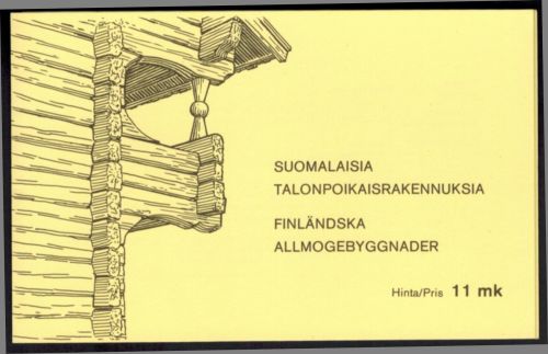 Finnland Markenheftchen 11 Architektur Bauernhäuser 1979 tadellos postfrisch