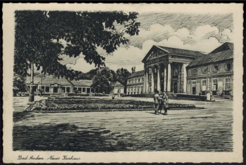 Ansichtskarte Aachen Kurhaus NRW