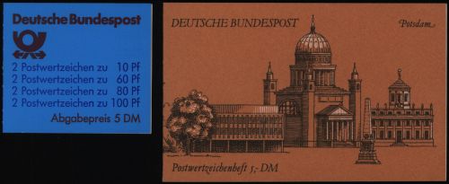 Bund Markenheftchen MH 26 a und b Sehenswürdigkeiten 1989 1991 postfrisch MNH