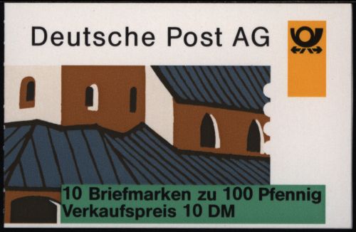 Bund Luxus Markenheftchen MH 32 oZ Sehenswürdigkeiten postfrisch MNH Kat. 25,00