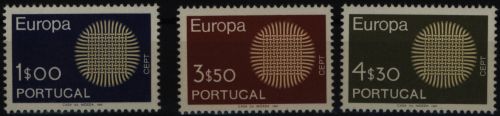 Portugal 1092-1094 Europa CEPT 1970 komplett postfrisch ** MNH