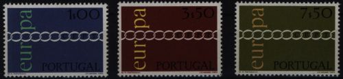 Portugal 1127-1129 Europa CEPT 1971 komplett postfrisch ** MNH