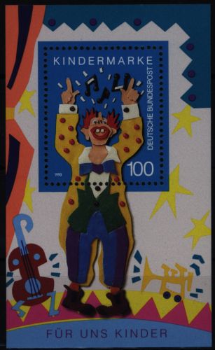Bund Block 27 Plattenfehler I postfrisch Blockausgabe Für uns Kinder 1993