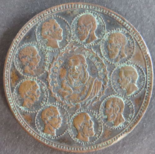 Medaille 1896 - 25jähr. Erinnerung an den Feldzug 1870/71 Kupfer s