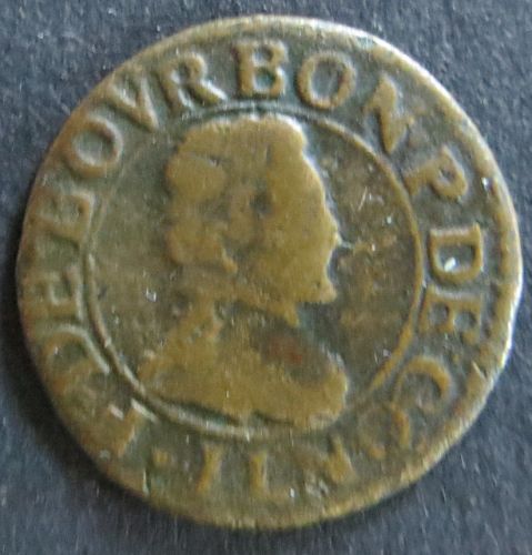 Münze Jeton Frankreich France Chateau Renaud Francoise Bourbon Prince de Conti s