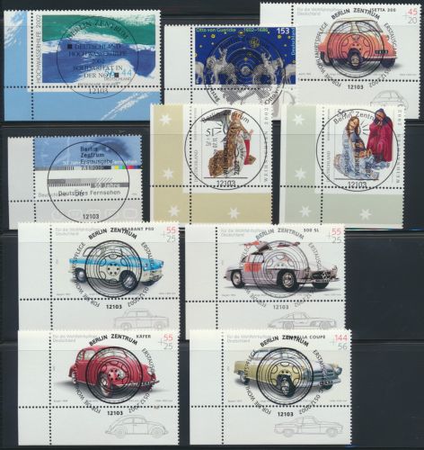 Bund Bogenrand Eckrand Jahrgang 2002 zentraler Ersttags - Vollstempel