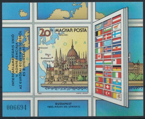 Ungarn Block 163 B postfrisch KSZE 1983 Kat.-Wert 25,00