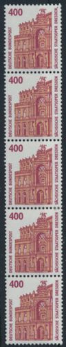 Bund 1562 R I 5er-Streifen - 400 Pf Semperoper Dresden SWK Kat.-Wert 30,00