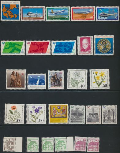 Berlin kompletter Jahrgang 614-636 1980 postfrisch zusätzlich 611 A+D Kat 49,00