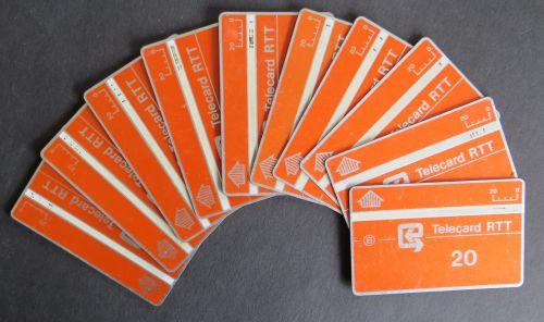 Sammlung 10 Telefonkarten 20 Units RTT Belgien