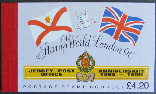 Jersey Markenheftchen 0-32 postfrisch Stamp World London 1990 Kat.-Wert 18,00