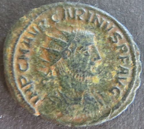 Römische Münze Carinus 283-285 Antoninian RS: Jupiter überreicht Globus s