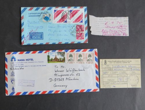 Sammlung Bund München Briefe Incoming Mail Einschreiben + Festpreis 160,00