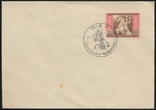 Ostmark Österreich Deutsches Reich Brief 822 mit Stempel Österreich Wien Europa