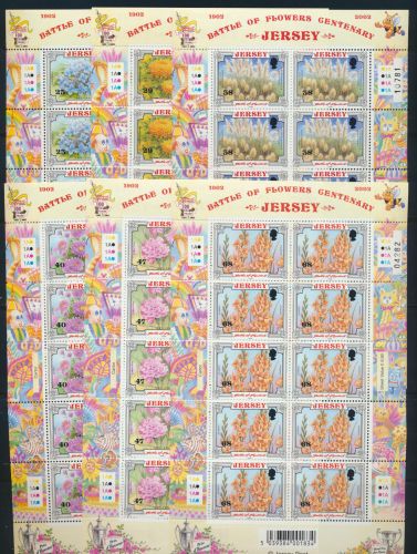 Großbritannien Jersey Kleinbogensatz 1041-46 Blumenfestival Luxuspostfrisch MNH