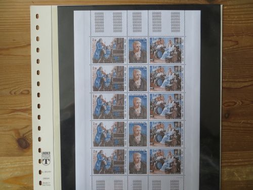 Monaco 1470-2 Kleinbogen 5 Dreierstreifen 15 Mk. Luxus postfrisch Mozart Musik