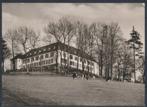 Ansichtskarte Jugendherberge Aachen Colynshof 8.6.1962 nach Hamburg Harburg