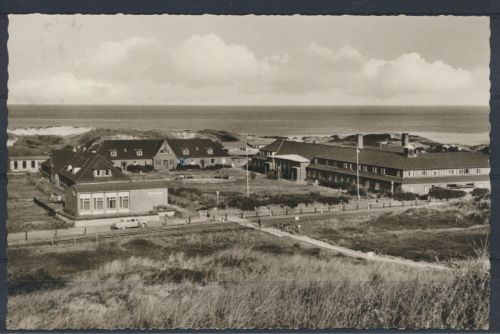 Ansichtskarte Jugendferienheim Puan Klent auf Sylt 29.7.1966 nach Hamburg