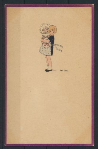 Jugendstil Künstler Ansichtskarte sign. Anny Tekauz ungebraucht