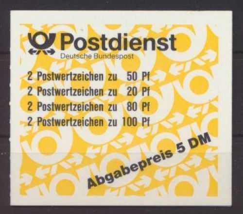 Bund Markenheftchen 31 aa OZ Kinderzeitschrift Salto Luxus postfrisch Kat 13,00